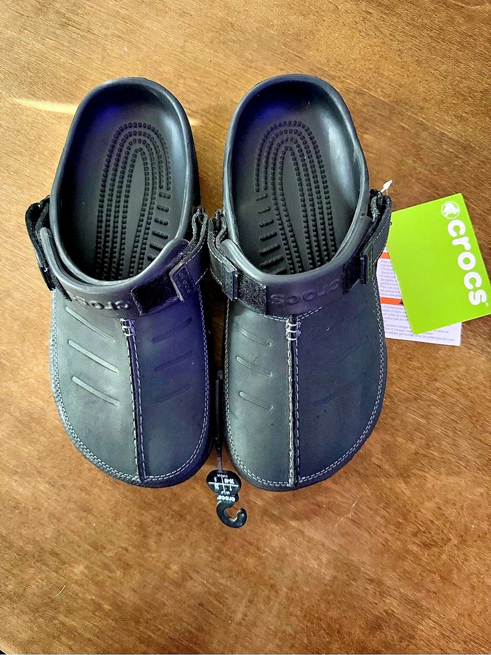 Crocs Classic Adjustable Strap Clog Black Clogs